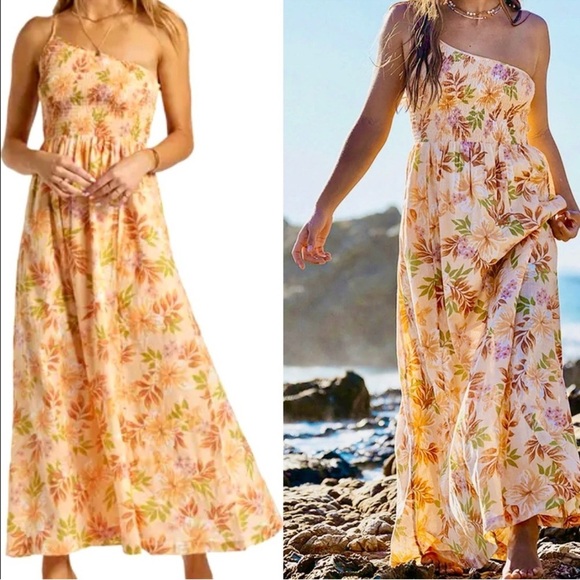 Billabong Summer Days One Shoulder Maxi Dress - Picture 1 of 6